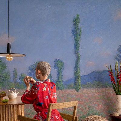 Photo wall mural featuring a nature-inspired design
