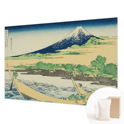 Bedroom wall mural wallpaper with a mountain panorama design