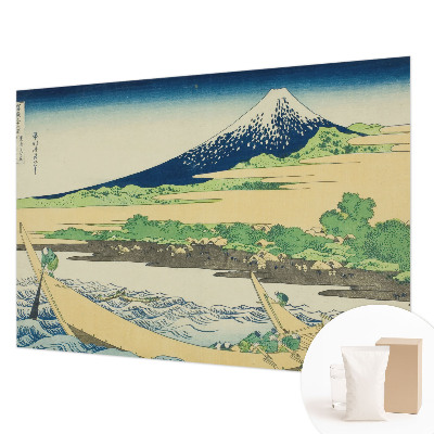 Bedroom wall mural wallpaper with a mountain panorama design