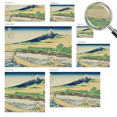 Bedroom wall mural wallpaper with a mountain panorama design