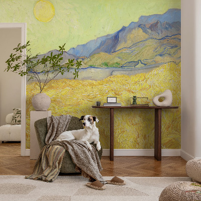 Large wall mural Wheat field