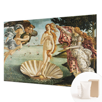 Large wall mural wallpaper featuring Botticelli’s The Birth of Venus