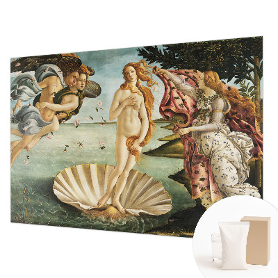 Large wall mural wallpaper featuring Botticelli’s The Birth of Venus