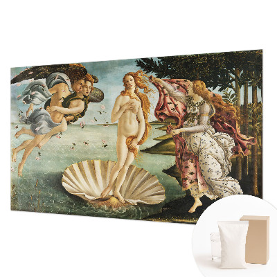 Large wall mural wallpaper featuring Botticelli’s The Birth of Venus