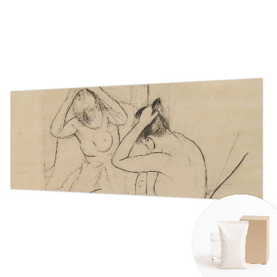 Large wallpaper mural with an artistic elegant design