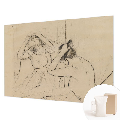 Large wallpaper mural with an artistic elegant design