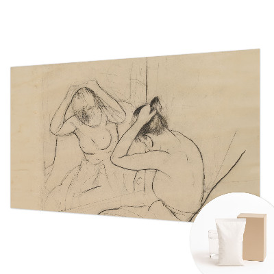 Large wallpaper mural with an artistic elegant design