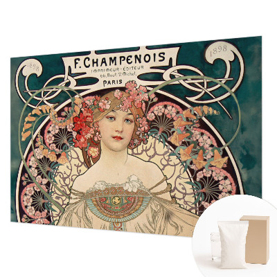 Modern wall mural for bedroom Floral symmetry