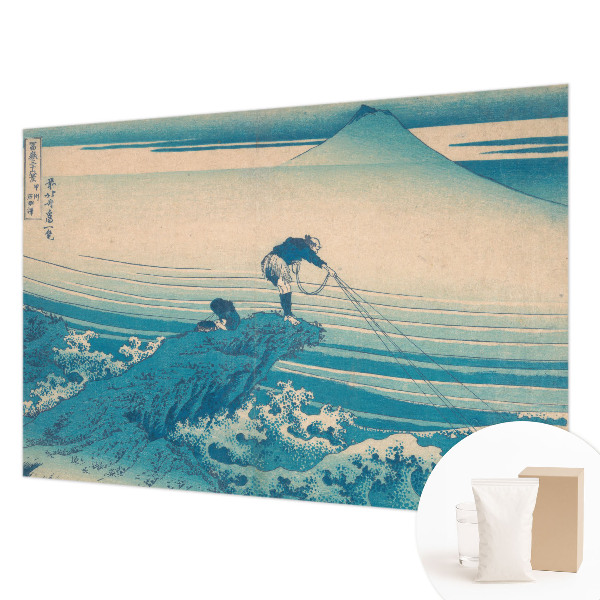Non-woven wall mural with a sea scene