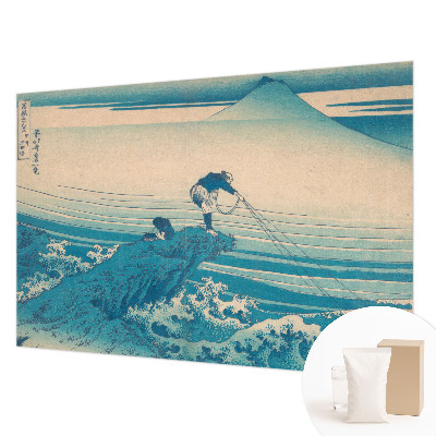 Non-woven wall mural with a sea scene