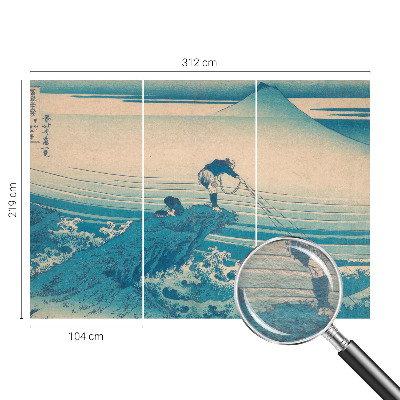 Non-woven wall mural with a sea scene