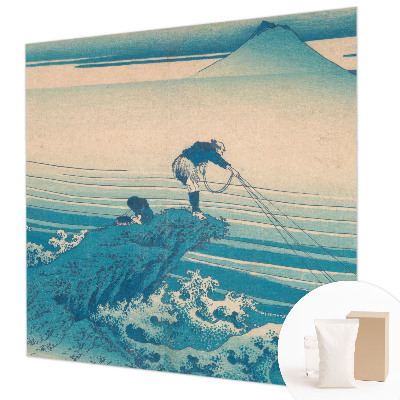 Non-woven wall mural with a sea scene