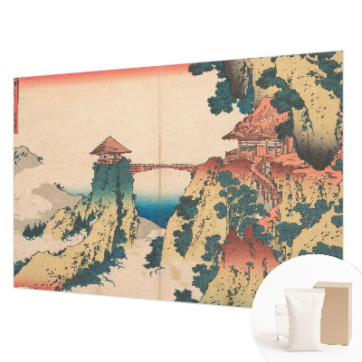 Wall mural featuring a picturesque landscape