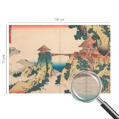 Wall mural featuring a picturesque landscape