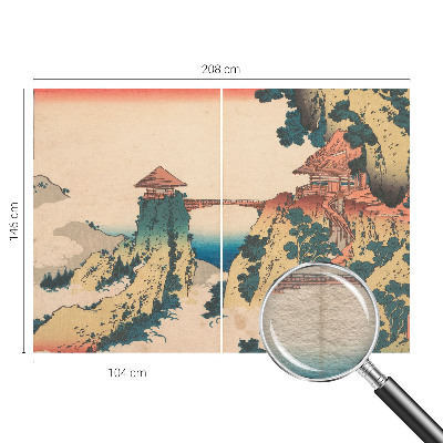 Wall mural featuring a picturesque landscape