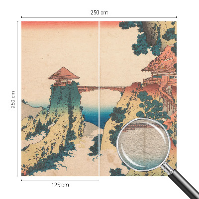 Wall mural featuring a picturesque landscape
