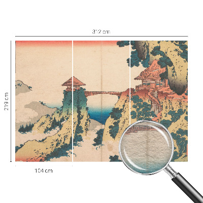 Wall mural featuring a picturesque landscape