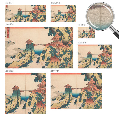 Wall mural featuring a picturesque landscape