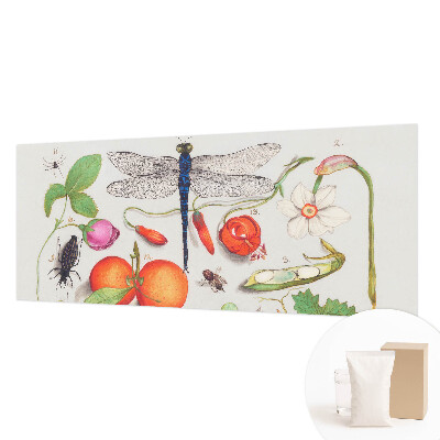 Wallpaper mural with a nature illustration