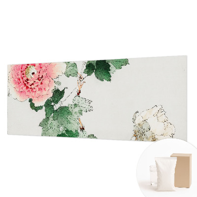 Photo wallpaper with a subtle floral pattern