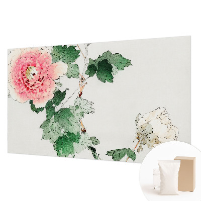 Photo wallpaper with a subtle floral pattern