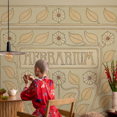 Photo wall mural Plant ornament