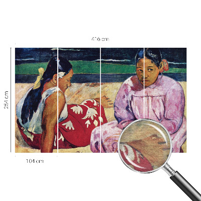 Modern wall mural Beach scene