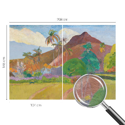 Modern wall mural for bedroom Exotic nature