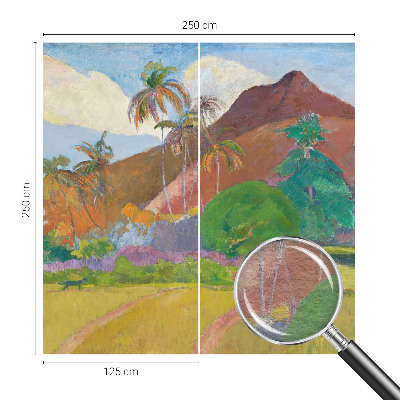 Modern wall mural for bedroom Exotic nature