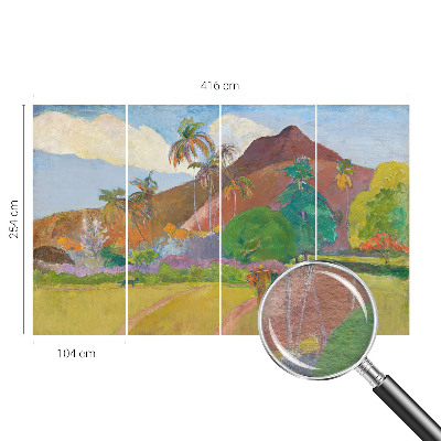 Modern wall mural for bedroom Exotic nature