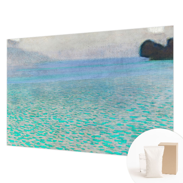 Premium wall mural featuring a turquoise water design for the bedroom
