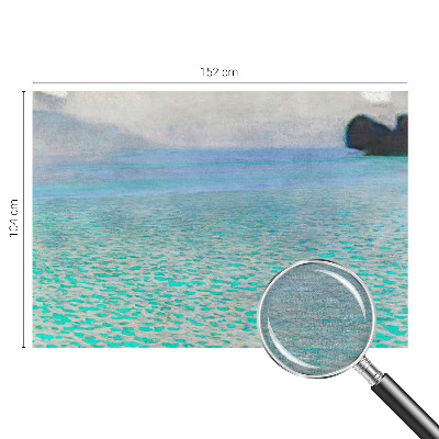 Premium wall mural featuring a turquoise water design for the bedroom