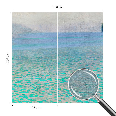 Premium wall mural featuring a turquoise water design for the bedroom