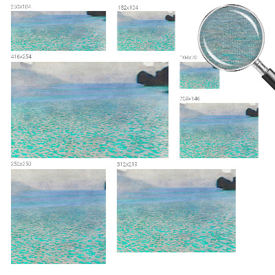 Premium wall mural featuring a turquoise water design for the bedroom