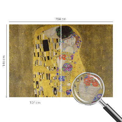 Premium photo wallpaper featuring an Art Nouveau couple design