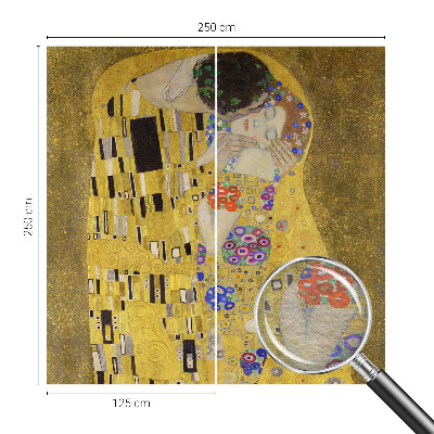 Premium photo wallpaper Art Nouveau couple