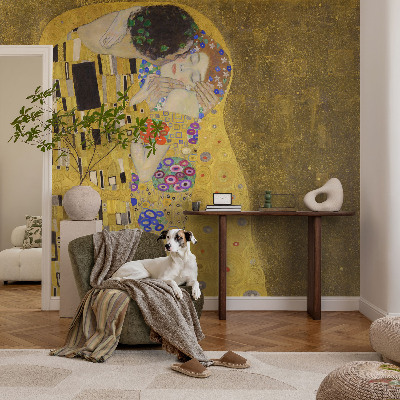 Premium photo wallpaper featuring an Art Nouveau couple design