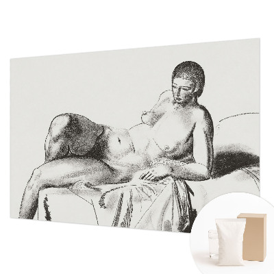 Photo wallpaper featuring an artistic nude