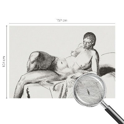 Photo wallpaper featuring an artistic nude