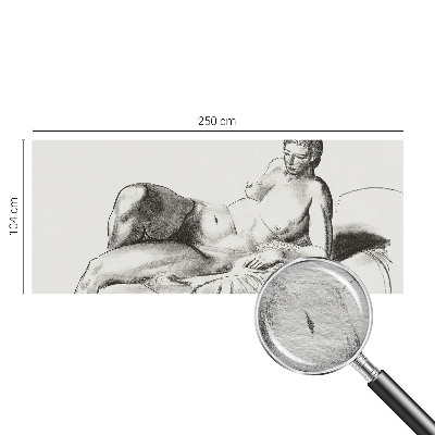 Photo wallpaper featuring an artistic nude