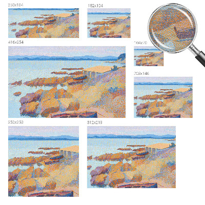 Photo wall mural with sea views