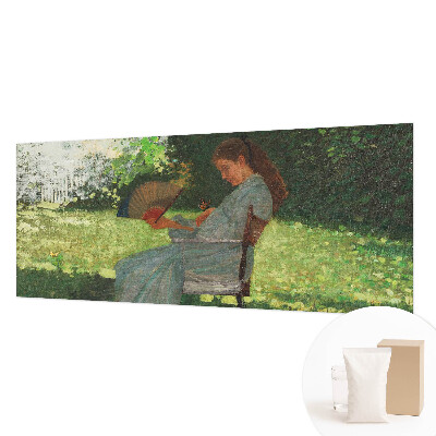 Modern wall mural for living room featuring the Summer Harmony design