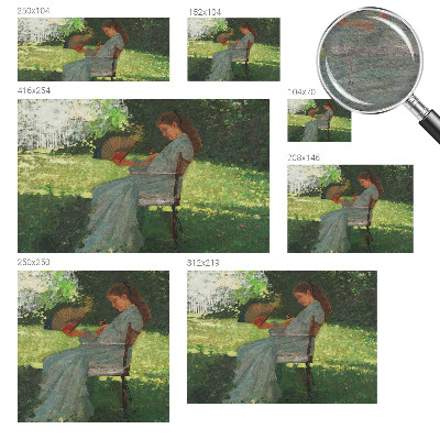 Modern wall mural for living room Summer Harmony