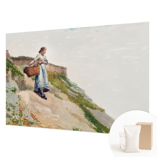 High quality photo wallpaper featuring a female figure in a landscape scene