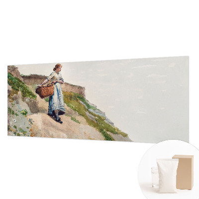 High quality photo wallpaper featuring a female figure in a landscape scene