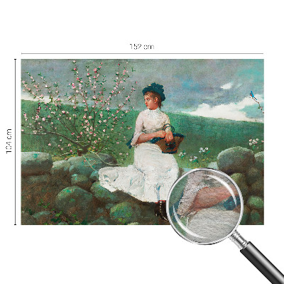 High quality wall mural wallpaper featuring a flowery peace design