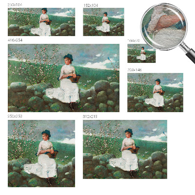 High quality wall mural wallpaper featuring a flowery peace design