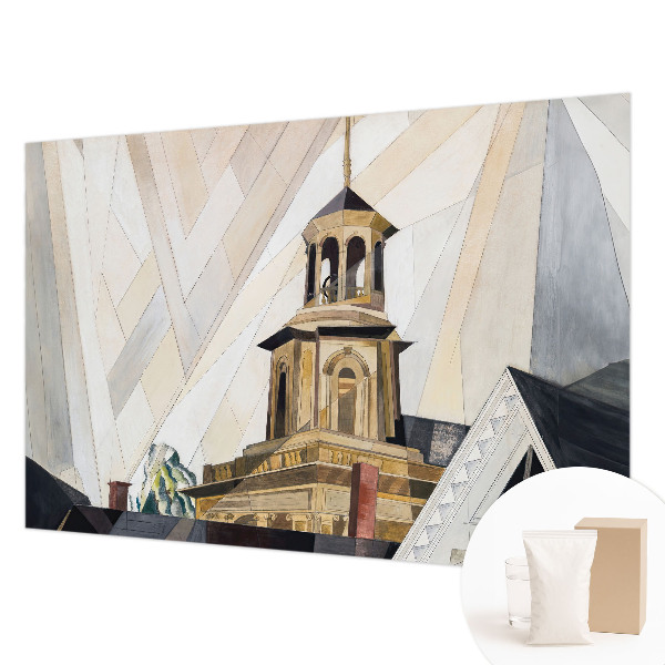 Premium photo wallpaper with an architectural tower design