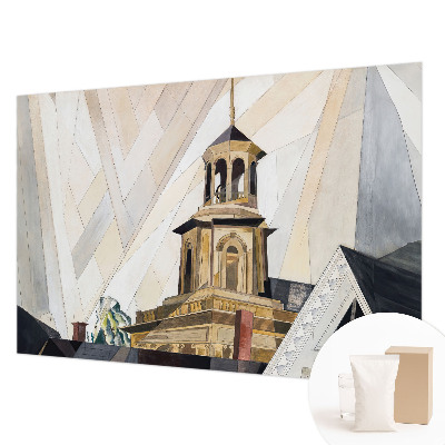 Premium photo wallpaper with an architectural tower design