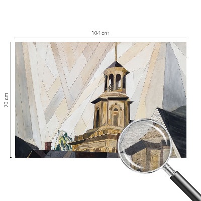 Premium photo wallpaper with an architectural tower design